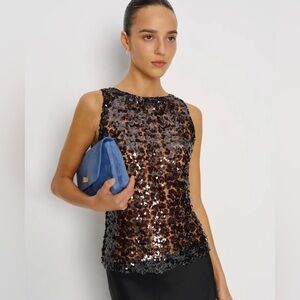 Reformation Lisa Knit Top Black - Size S